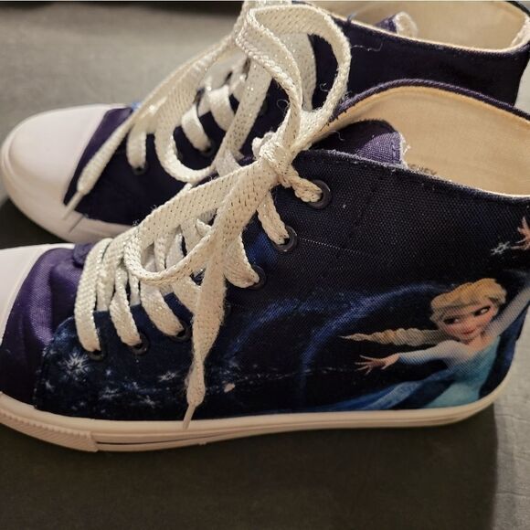 FROZEN HIGH TOPS  FROZEN KIDS SNEAKERS - Picture 6 of 16